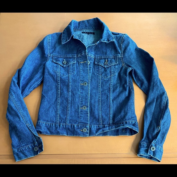 Theory Jackets & Coats Theory Blue Wash Jean Jacket Poshmark